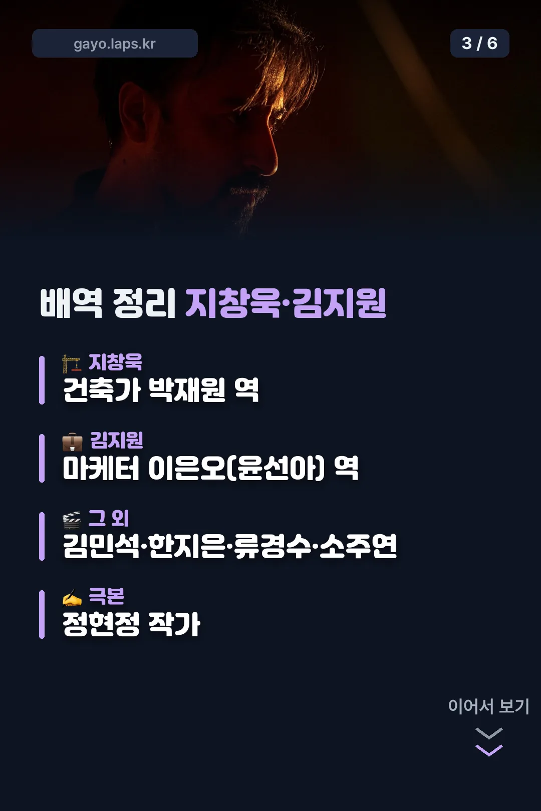 배역 정리