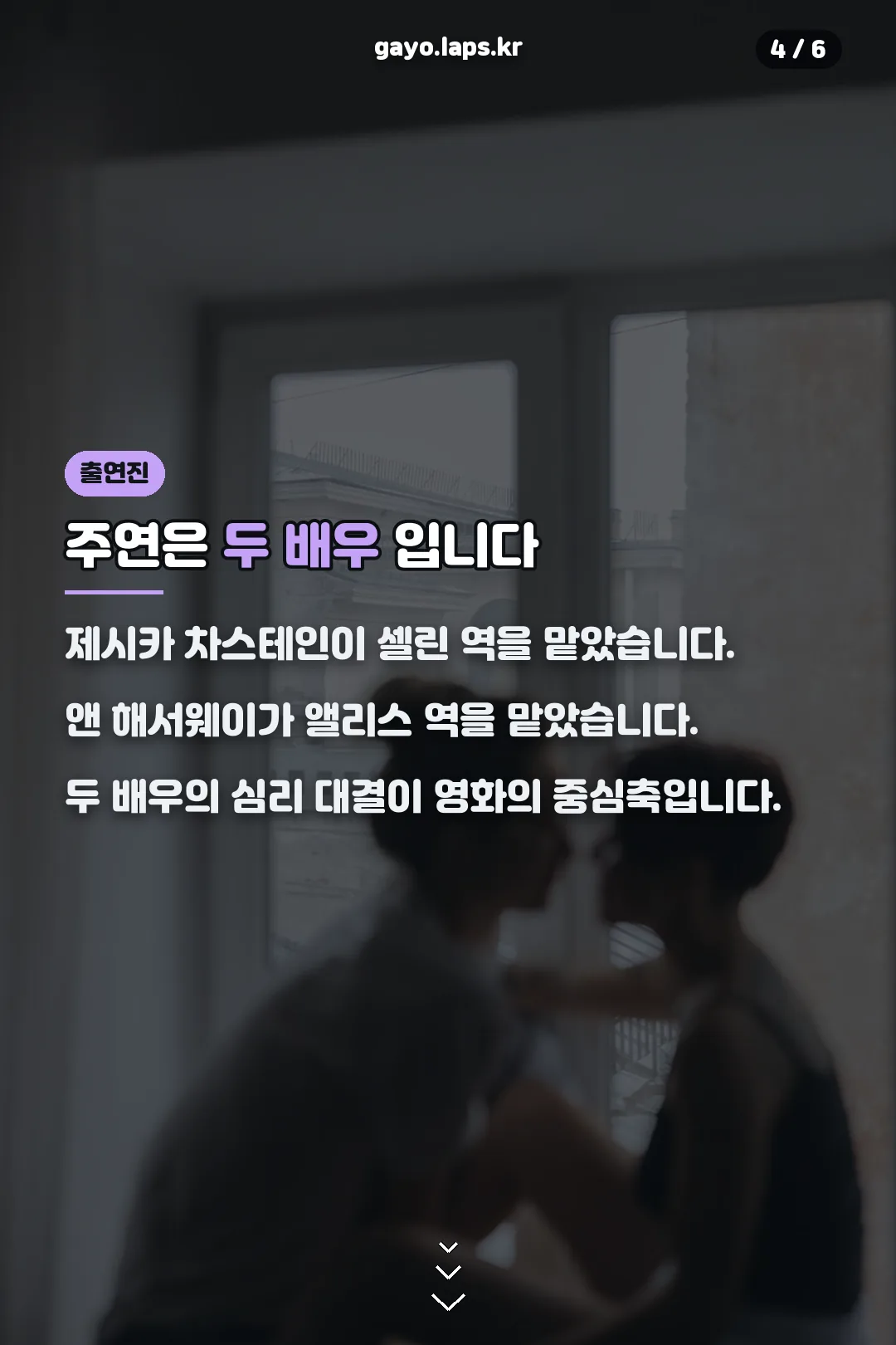 주연 배우 소개