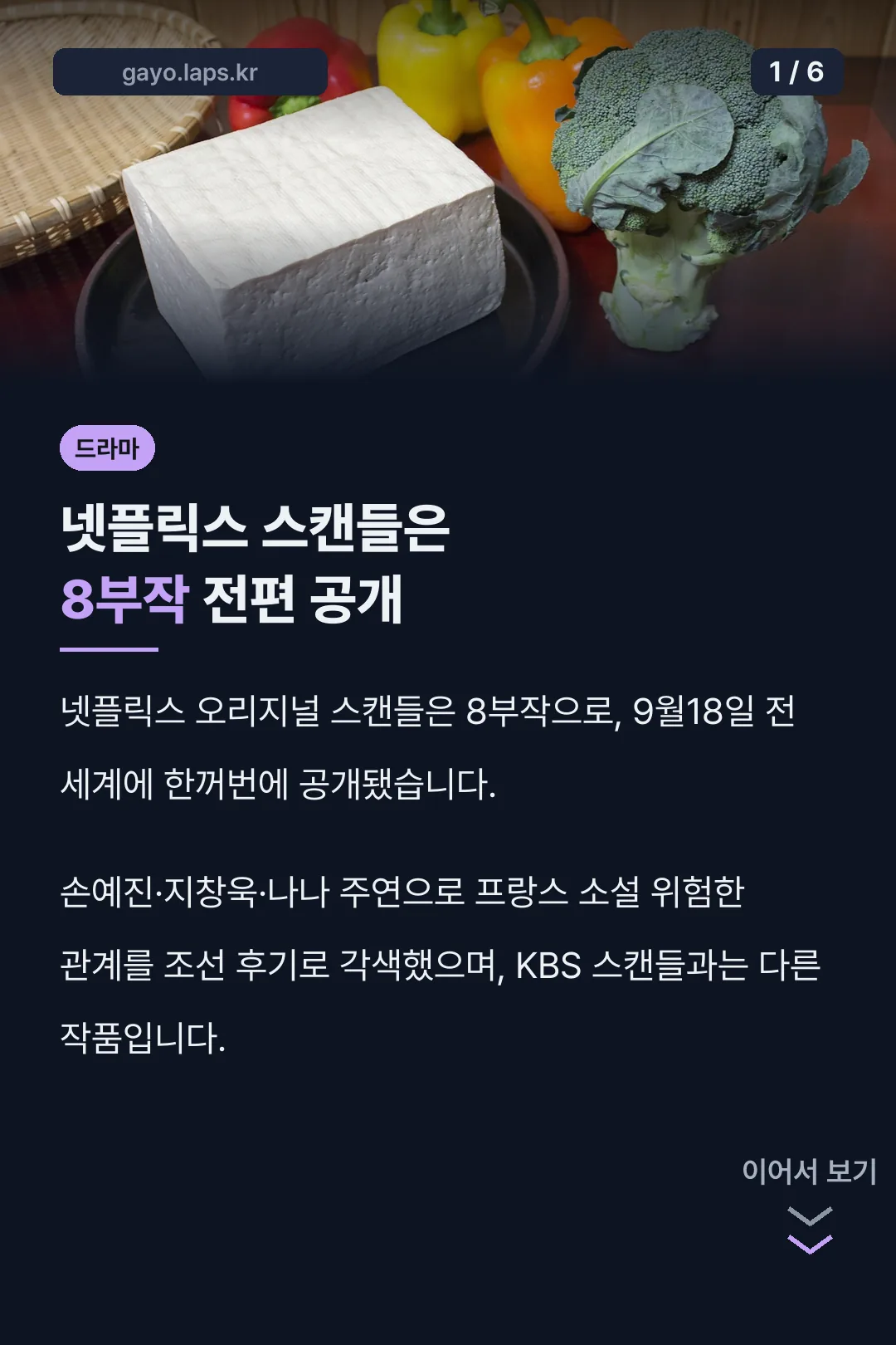 넷플릭스 스캔들은 8부작 전편 공개