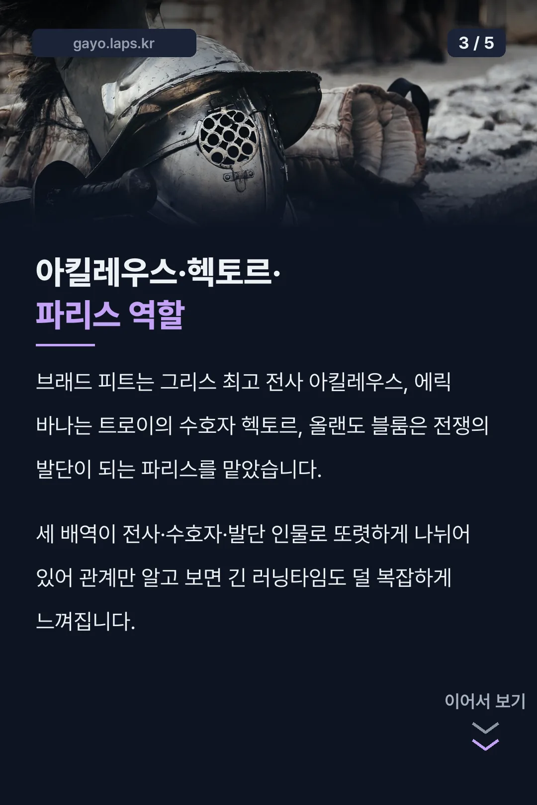 주연 배역 구분